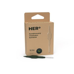 מארז מברשות בין שיניות גודל L דו צדדי בעל פעולה כפולה.